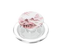 Pagoda Rosa Paesaggio Montano Estetica PopSockets PopGrip per MagSafe