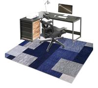 PaGuvFng Tappeto Sedia Ufficio 90 x 110 cm Tappeto per Sedia Ufficio Gaming Tappeto per Sedia con Ruote Office Tappeto Salvapavimento Protezione Parquet e Pavimenti Duri