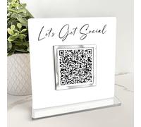 Pahdecor Cartello 3D personalizzato con codice QR Zelle, app per contanti, scansione per pagare, pagamento CashApp, PayPal, targa per piccole imprese