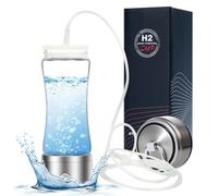 PAHION Borraccia per Acqua Idrogenata 2-in-1 380ML Portatile, Generatore Ionizzatore con Inalatore Nasale, Elettrolisi Rapida 3min Fino A 2100PPB, Design Compatto per Casa E Viaggi