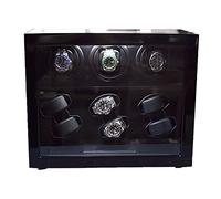 PAHION Caricaorologi Automatici Per 9 Orologi Organizer A Scatola Con Motore Silenzioso Luci LED Cuscini Morbidi E Flessibili Per Orologio Per Orologi Da Polso Da Uomo E Da Donna