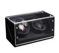 PAHION Caricaorologi Automatico Per 4 Orologi Con Motore Silenzioso Acrilico Super Resistente Espositore Con Caricaorologi Da Polso Custodia Con Rotatore Automatico Per Orologi