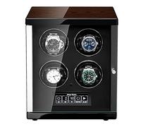 PAHION Caricaorologi Automatico per 6, 9 O 12 Orologi Lussuoso Cofanetto per Orologi Meccanici Motore Silenzioso Telecomando Luci LED Schermo LCD Touch Screen Caricaorologi