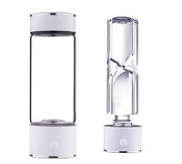 PAHION Generatore di Acqua Idrogenata Portatile, Borraccia Acqua Idrogenata E Ionizzatore Acqua Ricca di Idrogeno con Tecnologia PEM, 3 Min Fino A 1100-1300 PPB, Bottiglia in Vetro Senza BPA, 420ML