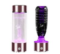 PAHION Generatore Ionizzatore Acqua Idrogenata Borraccia Acqua Alcalina Idrogenata Portatile con Tecnologia SPE/PEM Luci Colorate 3 Minuti per 1000-1300PPB Alta Concentrazione Borraccia 450ML