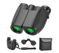 PAHTTO Binocolo compatto 12 x 25 cm, Mini binocolo portatile, piccolo leggero e trasparente, pieghevole, ideale per giochi sportivi, birdwatching, viaggi, caccia