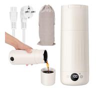 PAHTTO Bollitore da Viaggio 500ml - Elettrico e Portatile | Acciaio inox 316, 8 temperature, ebollizione 8-10 min, display LCD, antigoccia, per campeggio, ufficio, hotel