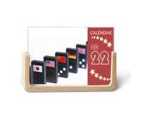 Pai Gow Dice Flag Gioco d'azzardo 2022 Calendario da Scrivania Planner 12 Mesi