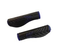 Paia manopole anatomiche Eleven, con tappi nero/blu