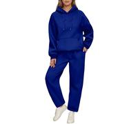 PAIDAXING Tuta da Donna Set Completo UK 2 Pezzi Co Ord Set Abbigliamento Signore Felpa con Cappuccio e Pantaloni Sportivi Set da Jogging Abbigliamento Sportivo per Palestra Y2k Abbigliamento Autunno