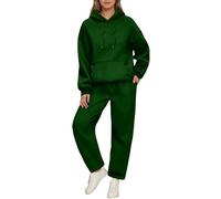 PAIDAXING Tuta da Donna Set Completo UK 2 Pezzi Co Ord Set Abiti Donna Felpa con Cappuccio e Pantaloni Sportivi Set da Ginnastica Abbigliamento Sportivo Y2k Abbigliamento Autunno Inverno Abiti per il