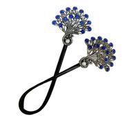 PAIFICA CAPPINA CAPPINA CAKER | Clip di curl di Rhinestone Clips maker, alla per donne e ragazze il suo design unico ispirato alla coda di una pace ti consente di fissare rapidamente