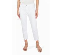 PAIGE Brigitte Fashion Patch Pkt Crisp White Taglia: W24 | Jeans straight fit Outlet | Donna | Bianco