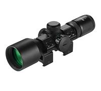 Paike 3-9x40 Rifle Scope Red Green Illuminated Mil-DOT Reticle