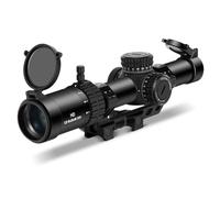 Paike Cannocchiale da puntamento LPVO FFP 1.2-6x24 con Reticolo BDC Illuminato Rosso, cannocchiale sul Primo Piano focale con Attacco a sbalzo