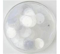 Paillettes 10mm 15mm 20mm 25mm Grandi paillettes piatte con bordo rotondo e foro per decorazioni fai da te per bambini, danza, 20 g - trasparenti - 10 mm 20 g