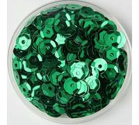 Paillettes 3/4/5/6/8/10 mm/Paillettes sciolte rotonde concave in PVC per cucito, matrimoni, artigianato, accessori 10 g/20 g-verde-5 mm 20 g