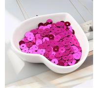 paillettes, 720 pezzi/confezione da 6 mm di paillettes piatte rotonde sciolte for cucito, artigianato for matrimoni, indumenti donna, accessori fai te(Rose)