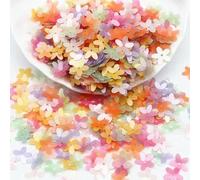 Paillettes a forma di fiore a cinque dita da 10 mm, paillettes da 1 cm in PVC, glitter sciolti, fai da te, artigianato per matrimoni, casa, scrapbooking, accessori, mix opaco, 10