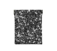 Paillettes argento nero scintillante modello elegante, Spremere il portafoglio superiore da donna Borsa portaoggetti Piccola portamonete Portamonete