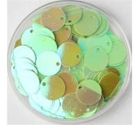 paillettes di plastica, artigianato fai da te, Paillettes piatte rotonde in plastica multicolore da 10-30 mm for cucito, artigianato for matrimoni, fai da te(ABGreen,10mm 10g 240pcs)