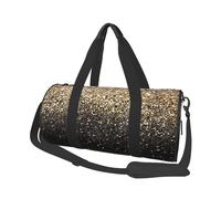 Paillettes dorate scintillanti, Borsone da viaggio di grande capacità Borsa rotonda Borsa da viaggio sportiva Borsa da viaggio Borsa da fitness