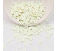 Paillettes fai da te 3,0 mm 4,0 mm 5 mm 6 mm 8 mm 10 mm Paillettes in porcellana, paillettes rotonde piatte per matrimoni, artigianato, costumi, scrapbooking, accessori - beige 2-10 mm 10 g