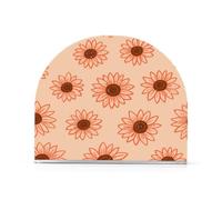 Paillettes finte glitterate girasole rosa acrilico portatovaglioli per bagno, ristorante distributore di tovaglioli autoportante ristorante decorazione domestica per bagno, ristorante