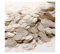 Paillettes in plastica 240 pezzi dimensione 1 cm paillettes mestiere di cucito con foro laterale ciondolo danza del ventre accessori fai da te(Color 2)