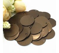Paillettes opache 20mm Grandi Paillettes Rotonde in Pet Lucido Opaco PVC Paillettes sciolte con Paillettes per Le Donne Accessori da Cucito Fai da Te per Indumenti 250 Pezzi