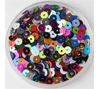 paillettes, Paillettes piatte rotonde sciolte for cucito, artigianato, decorazioni for matrimoni, indumenti, cappellini for scarpe, accessori fai da te(Random Mix,2mm)