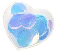 Paillettes per cucire, Paillettes rotonde piatte in PVC da 10-30 mm, for cucito, fai te, accessori for gioielli e indumenti, 20 g-15(30mm)