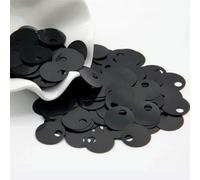 Paillettes per cucito artigianale, grandi paillettes argentate 10 mm 20 mm 30 mm grande foro piatto rotondo sciolto paillettes gioielli fai da te cucito accessori per abiti da sposa artigianali (20 mm