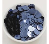 Paillettes per Il Cucito Artigianale, 10g 10mm Paillettes Grandi Piatte Rotonde Foro Sciolto s Fai da Te Danza Decorazione Matrimonio Artigianato Fatto a Mano Lentejuelas Accessori(Hematite)