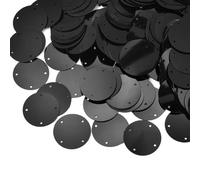 Paillettes per il fai da te e il cucito, 50 g / sacchetto Grandi paillettes rotonde 4 fori fiocchi in nastro dorato paillettes sciolte abbigliamento fai-da-te borsa ciondolo accessori artigianali 20