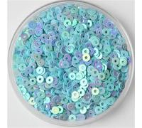 Paillettes per il fai da te, Paillettes for Creare E Cucire 3-6mm Multicolor 10g(Abblue,4mm 2000pcs 10g)