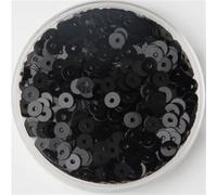 Paillettes per il fai da te, Paillettes for Creare E Cucire 3-6mm Multicolor 10g(Black,3mm 3000pcs 10g)