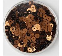 Paillettes per il fai da te, Paillettes for Creare E Cucire 3-6mm Multicolor 10g(Coffee,3mm 3000pcs 10g)