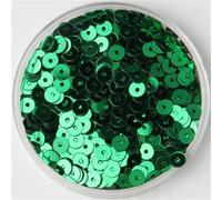 Paillettes per il fai da te, Paillettes for Creare E Cucire 3-6mm Multicolor 10g(Green,4mm 2000pcs 10g)
