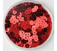 Paillettes per il fai da te, Paillettes for Creare E Cucire 3-6mm Multicolor 10g(Red,4mm 2000pcs 10g)