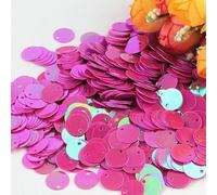 Paillettes piatte rotonde grandi 10 mm 15 mm 20 mm 25 mm foro bordo paillettes sciolte per decorazioni fai da te per bambini danza - ABRose - 30 mm 50 g 200 pezzi