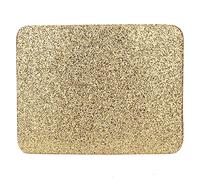 Paillettes rastrellanti per le nail art tavolo tappetino cuscino cuscino supporto manuale a mano strumento di manicure per il design di paillettes a cuscino morbido professionale (Tappeto d'oro)