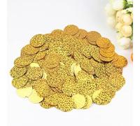 Paillettes Rotonde Grandi Colorate 10/15/20 / 25mm PVC Paillettes Sciolte Con Paillettes Con Foro Laterale Cucito Fai Da Te Scrapbooking Ciondolo 10g-laser Oro,15mm 10gram
