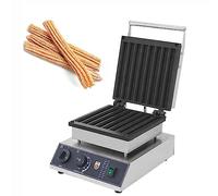 PAILON Macchina elettrica Commerciale per Churro, per 8 fette di Churros spagnoli, Temperatura Regolabile, Piastra riscaldante Antiaderente, per Colazione, Snack, Dessert