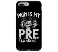 Pain Is My Pre Workout Allenamento Fitness Sollevamento pesi Custodia per iPhone 7 Plus/8 Plus