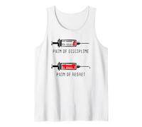 Pain of Disciplina Regret Motivazione Crescita Personale Canotta