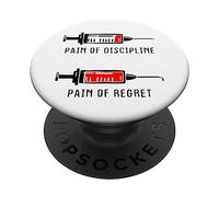 Pain Of Disciplina Regret Motivazione Crescita Personale PopSockets PopGrip Adesivo