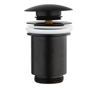 Paini - Diana Valvola di Scarico Universale per Lavandino, Bagno, finiture Nere e Opache, Design Moderno, iInteramente Prodotto e Lavorato in Italia