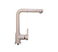 Paini, Alor, 781P591/90ABSPA, Rubinetto Miscelatore Monocomando Lavello Cucina, Canna Alta Girevole, Doccetta Estraibile, Rotazione 180°, Avena