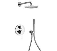 Paini Cox Miscelatore Incasso, Soffione, Braccio e Kit Doccia con Supporto Fisso (78CR433D)